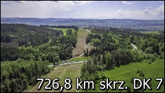 726,8 km skrz. DK 7